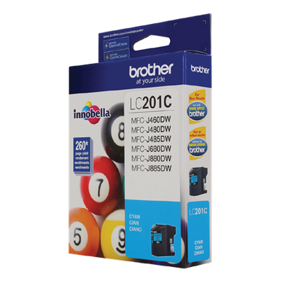 Brother® Innobella™ Standard Yield Inkjet Cartridge Cyan (BRTLC201CS)