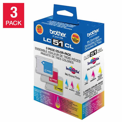 LC513PKS INK CARTRIDGES 3/PKG (BRTLC513PKS)