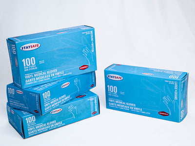 Vinyl Large Glove,Powder Free,100/bx (MEDIPFL)