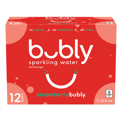 BEVER. BUBLY  STRAWBERRY 355ml (VND01PE238STR)