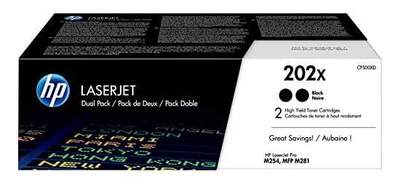 HP 202X BK, Dual pack (HEWCF500XD)
