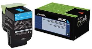 LEXMARK 701XK CYAN EXTRA HIGH YIELD RETURN PROGRAM (LEX70C1XC0)