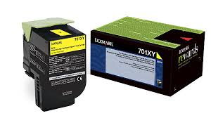 LEXMARK 701XK YELLOW EXTRA HIGH YIELD RETURN PROGRAM (LEX70C1XY0)