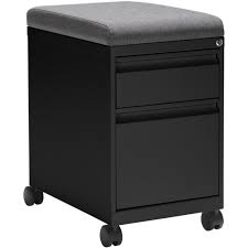 Offices To Go MVLPed - Box-File Mobile Pedestal - Cushion Sold Separately - 2-Drawer (GLBMVL23BFBLK)