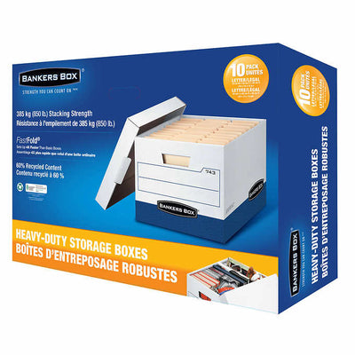Bankers Box, 10/box, Fellowes 743 (FEL00743)