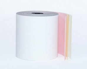 3 x 3, 3 ply, White/Yellow/Pink, 50 rolls per case RLS1080